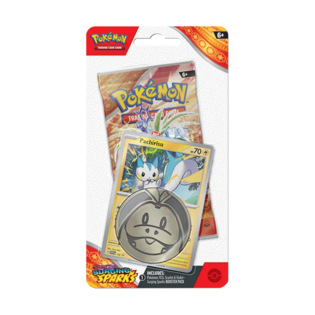 Pokémon TCG: Scarlet & Violet: Surging Sparks - Checklane Blister [Pachirisu]